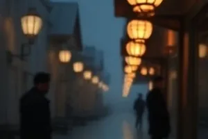 沿草地边缘行走的鸟，身后留出一条浅痕