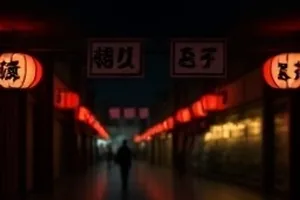 草地边缘的鸟影与远处起伏的地形线