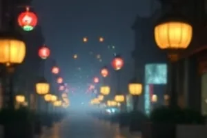 雾气中的地面足迹，从巢口向坡下延伸